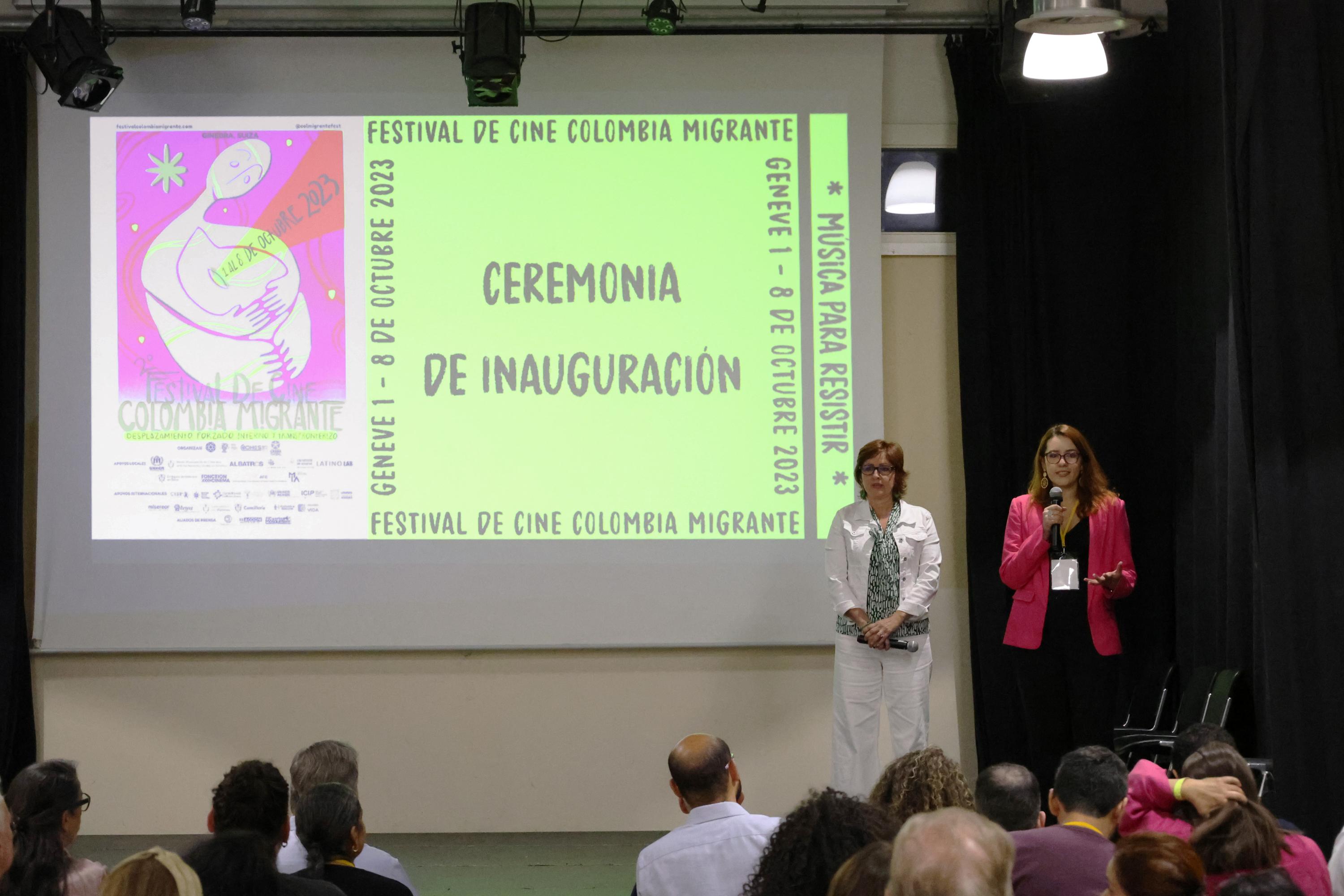 Intervenantes et intervenants à la cérémonie d’ouverture de l’édition 2023